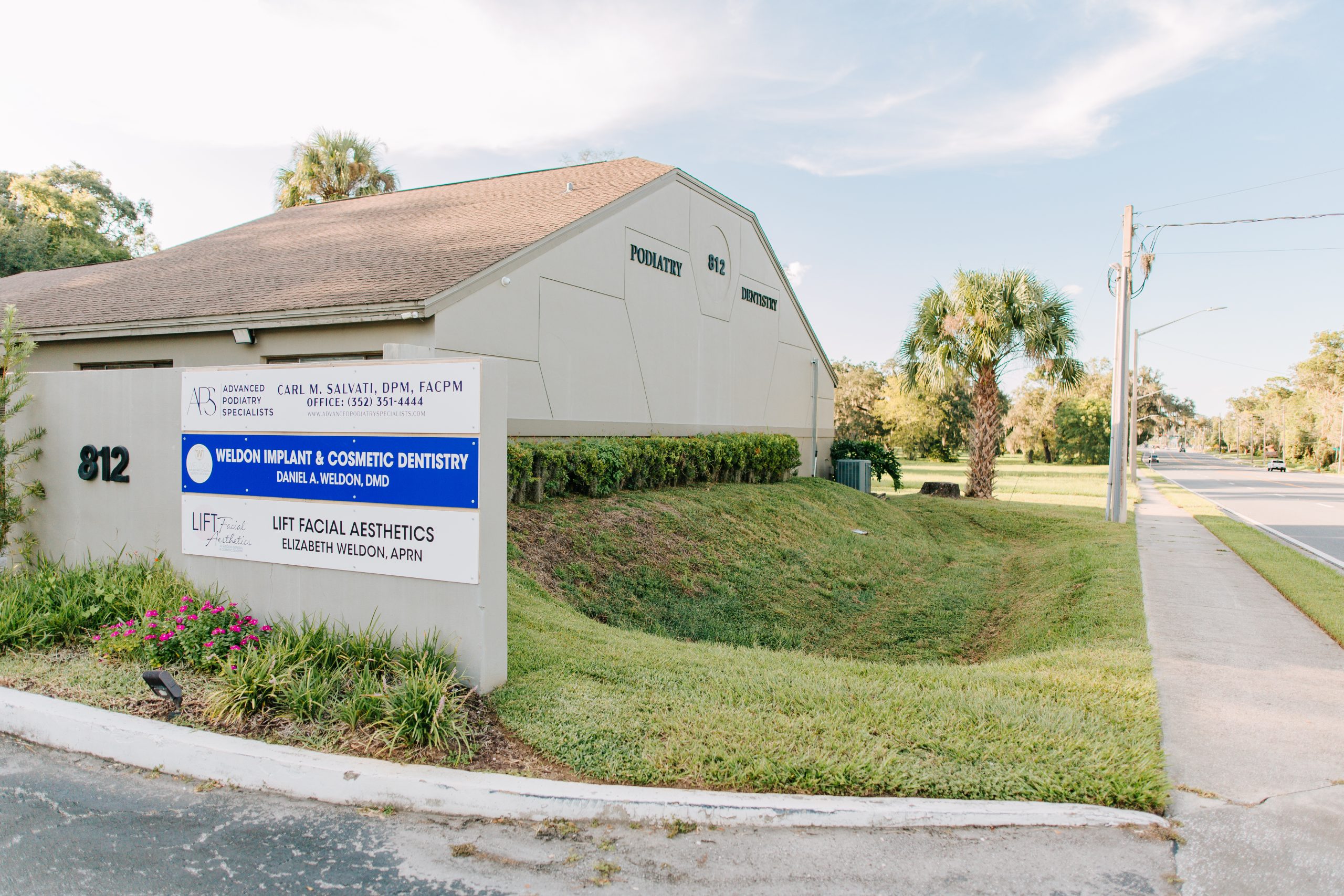 Northeast location exterior sign